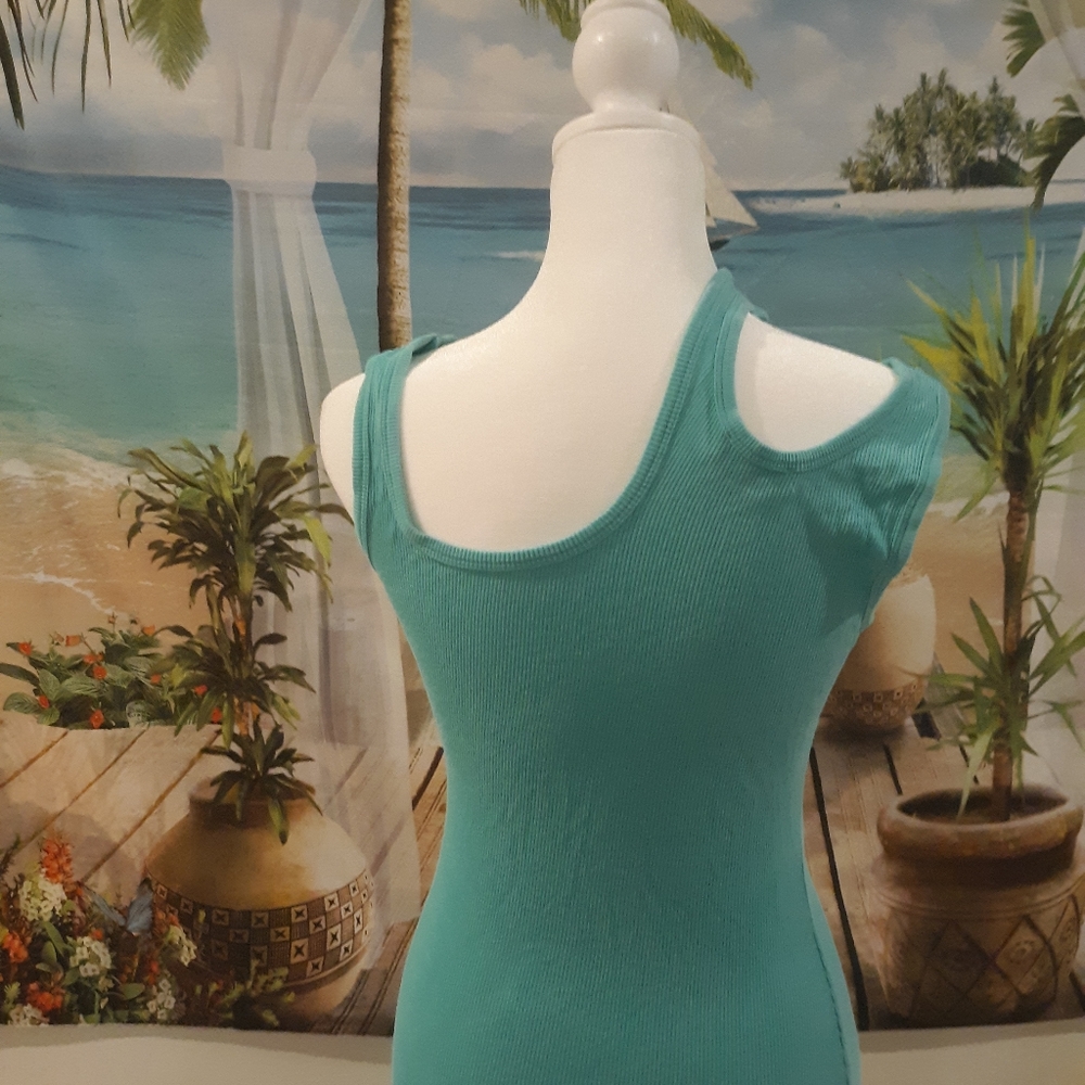 Bebe teal top - Picture 2 of 3